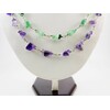 Exclusive necklace &quot;Nature&quot; Amethyst, jade crumb