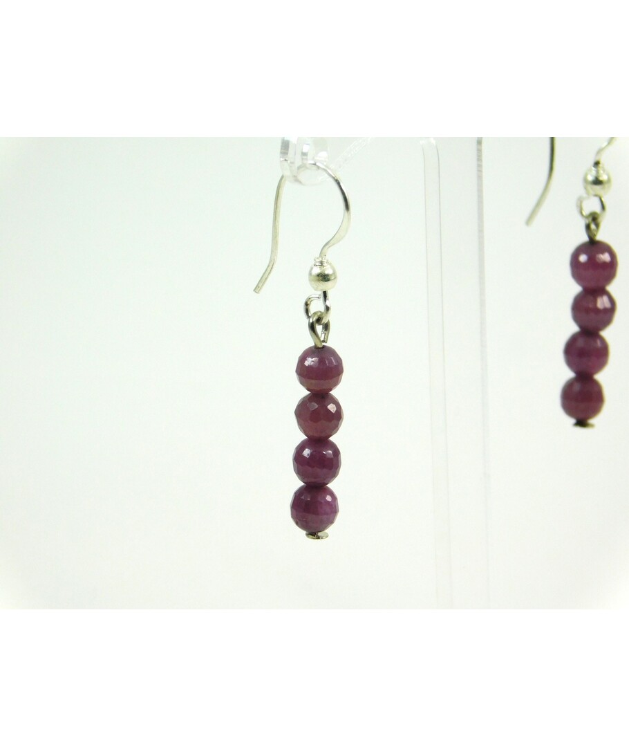 Ruby earrings