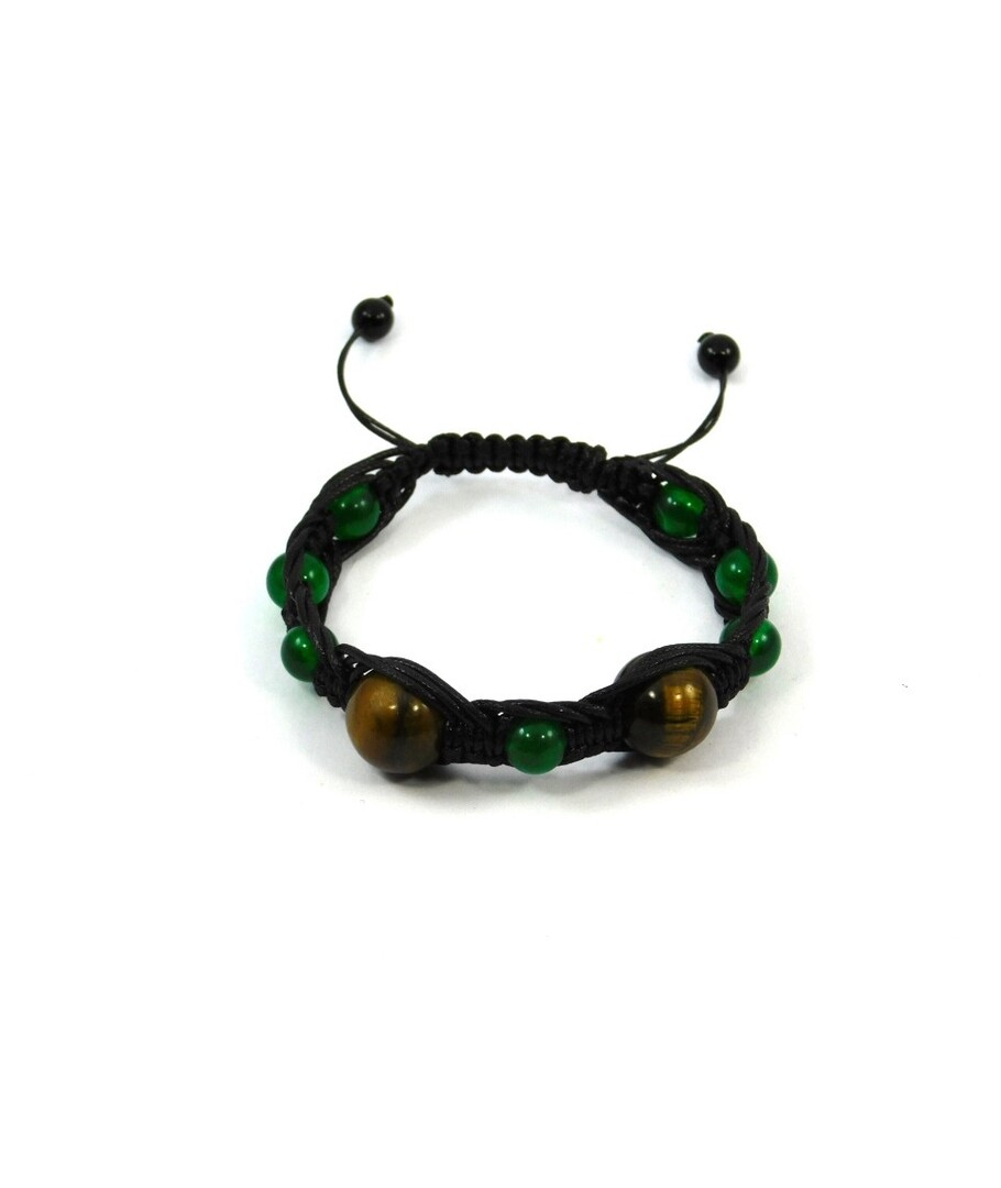 Exclusive arachne Tiger's eye, Chrysoprase