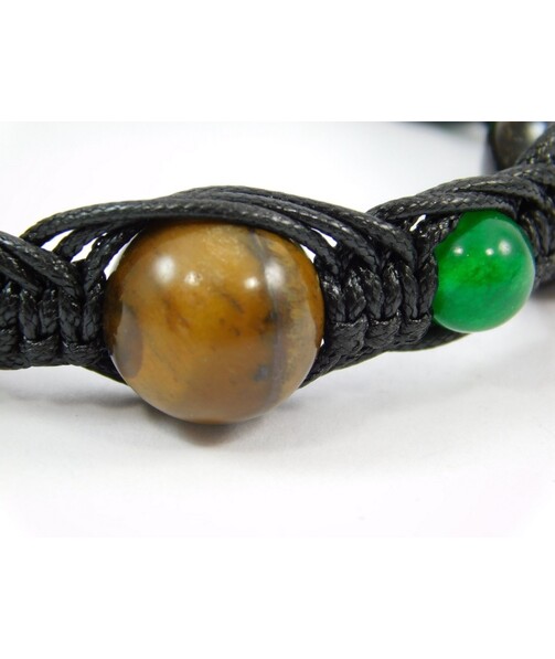 Exclusive arachne Tiger's eye, Chrysoprase