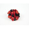 Exclusive brooch &quot;Red and black&quot; Coral