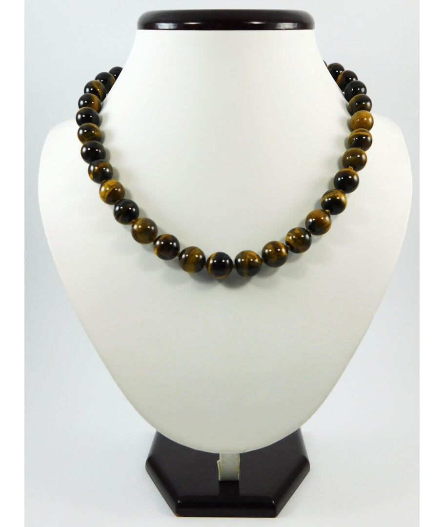 Tiger eye ball necklace