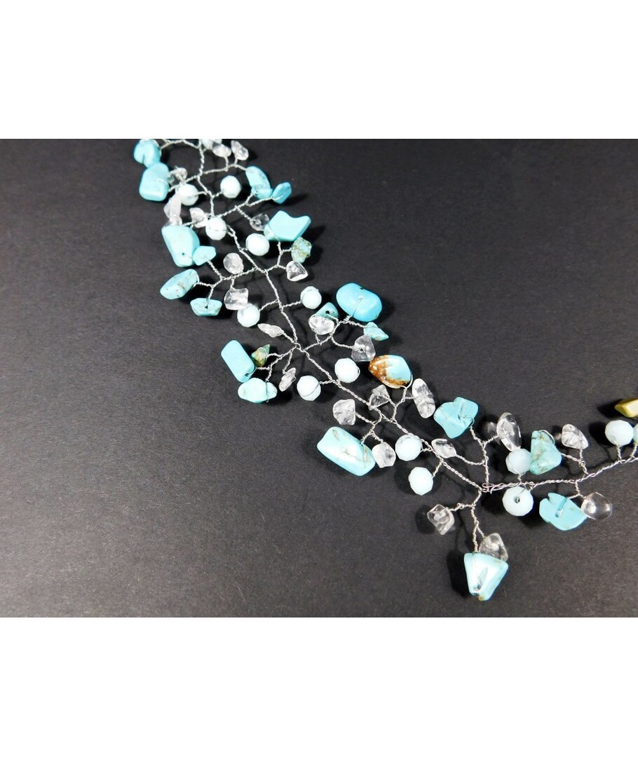 Exclusive stretch "Lily" Turquoise