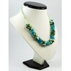 Exclusive pearl, turquoise necklace														