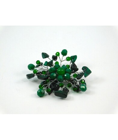 Exclusive brooch "Stone flower 2"																