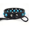 Exclusive Turquoise leather bracelet