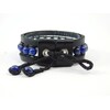 Exclusive lapis lazuli leather bracelet