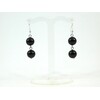 Tourmaline earrings, silver clasp