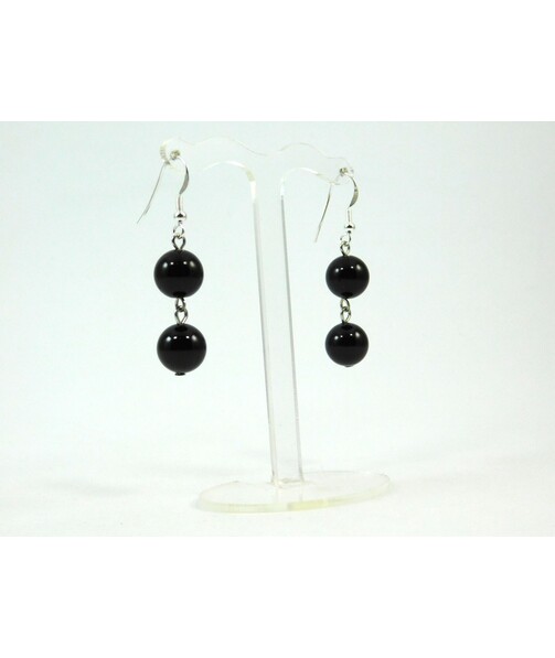 Tourmaline earrings, silver clasp