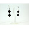 Tourmaline earrings, silver clasp