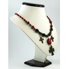 Exclusive necklace made of Coral &quot;Maria&quot;, Agate (&quot;Ethnica&quot; Collection)