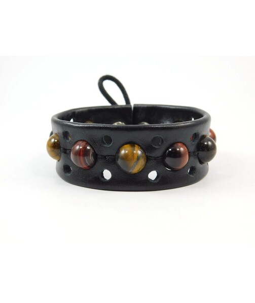 Exclusive bracelet Tiger's eye, Bull's eye, Hawk's eye