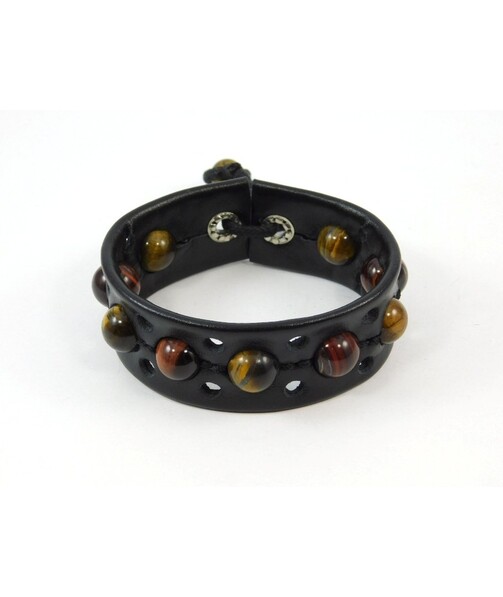 Exclusive bracelet Tiger's eye, Bull's eye, Hawk's eye