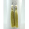 Exclusive pearl tassel earrings