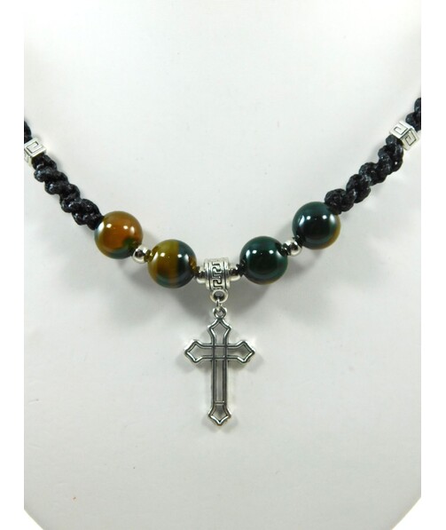 Exclusive men's necklace "Spiritual power" Agate