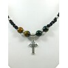 Exclusive men&#039;s necklace &quot;Spiritual power&quot; Agate