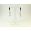 Rose quartz earrings