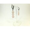 Rose quartz earrings