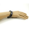 Exclusive pearl leather bracelet