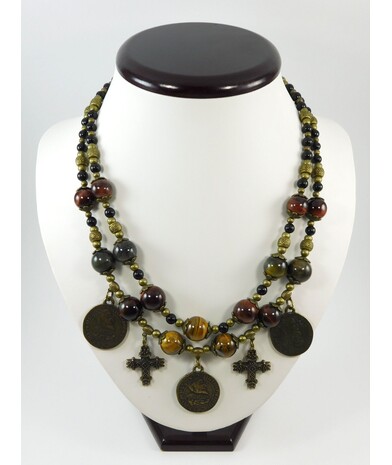 Exclusive Tiger's Eye Necklace "Adanaya"