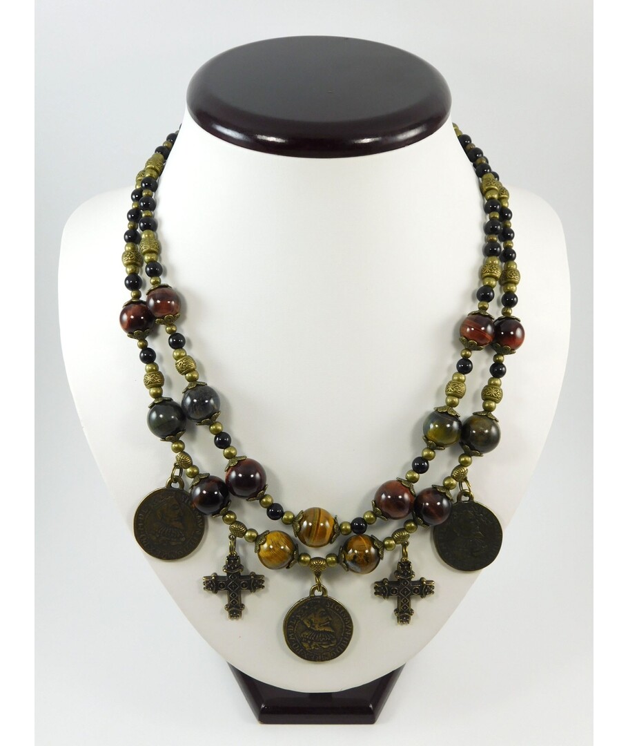 Exclusive Tiger's Eye Necklace "Adanaya"