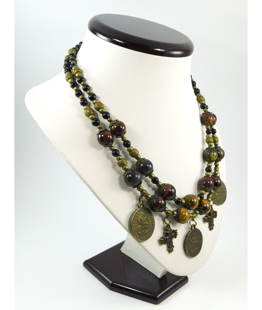 Exclusive Tiger's Eye Necklace "Adanaya"