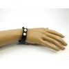 Exclusive pearl leather bracelet