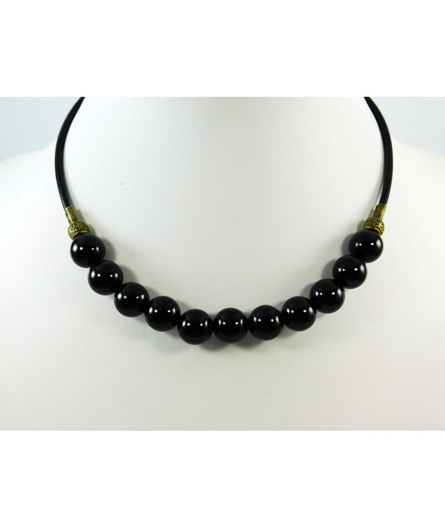 Exclusive Agate choker necklace 