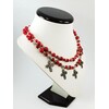 Exclusive necklace made of Coral &quot;Carmine&quot;