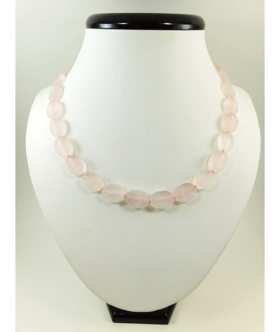 Rose quartz necklace