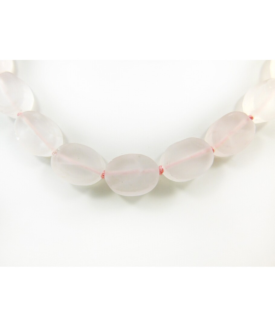 Rose quartz necklace