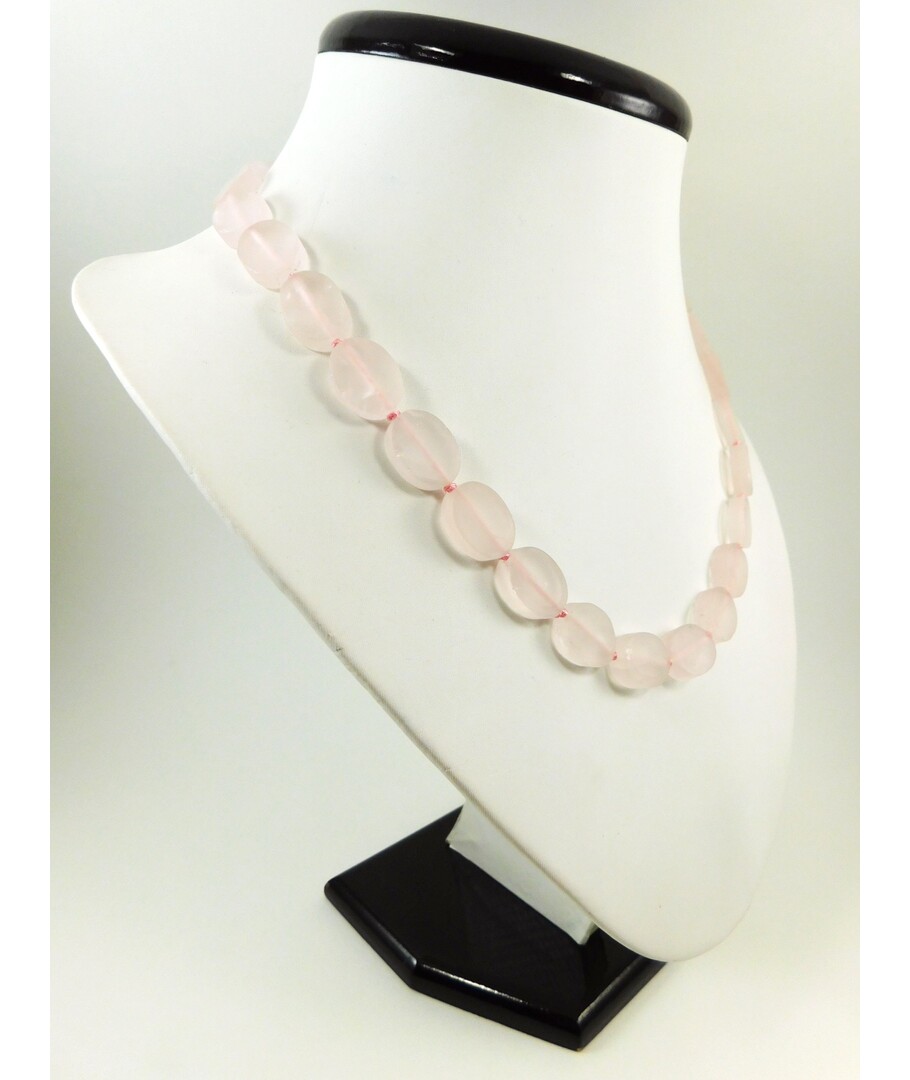 Rose quartz necklace