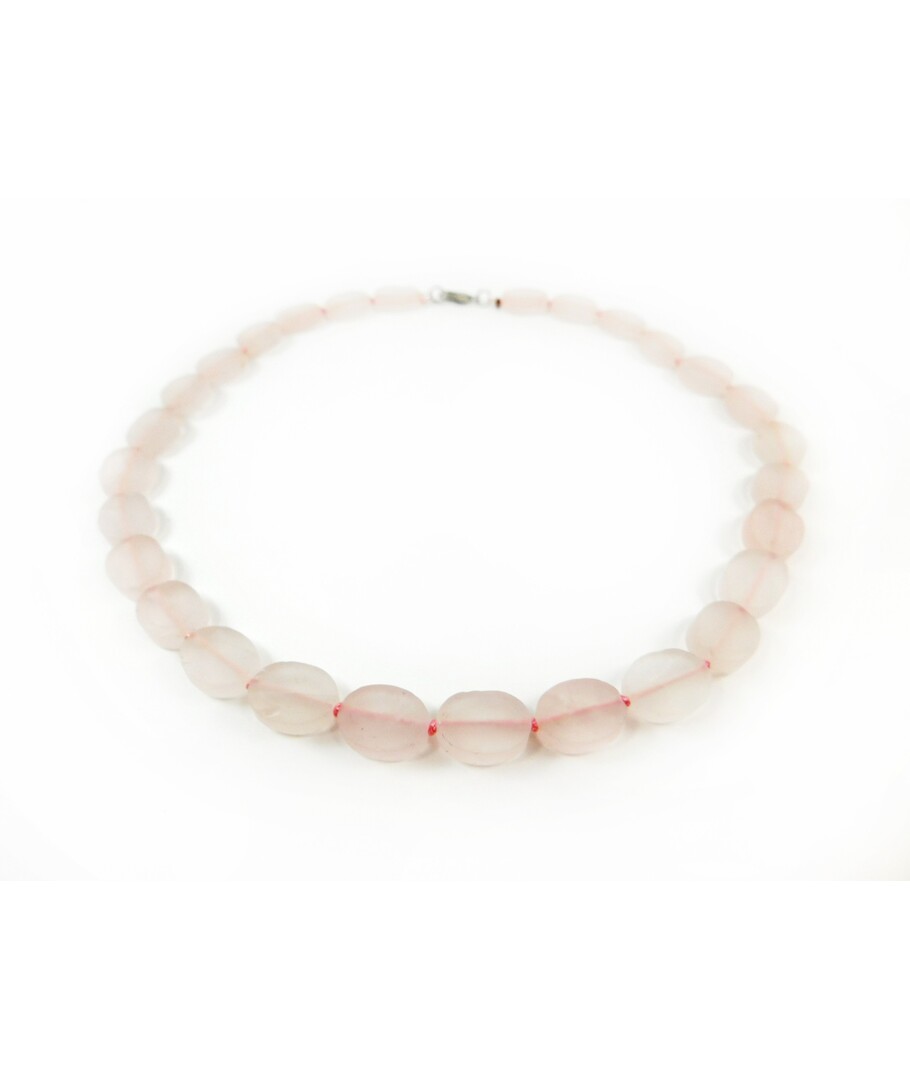 Rose quartz necklace