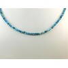 Apatite necklace + silver clasp