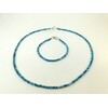 Apatite necklace + silver clasp