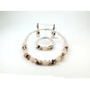 Exclusive necklace &quot;Melody of the heart&quot; Rose quartz