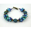 Exclusive bracelet &quot;Constellation&quot;, Agate, Turquoise