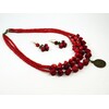 Exclusive necklace &quot;Coin Bells&quot; Coral