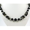 Exclusive necklace &quot;Chocofini&quot; Agate, Topaz