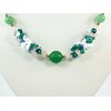 Exclusive necklace &quot;First flowers&quot; Jade (Collection &quot;Colors&quot;)