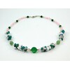 Exclusive necklace &quot;First flowers&quot; Jade (Collection &quot;Colors&quot;)