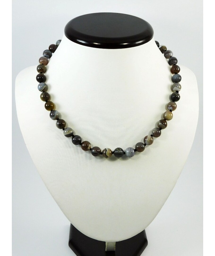 Agate necklace "Botswana"