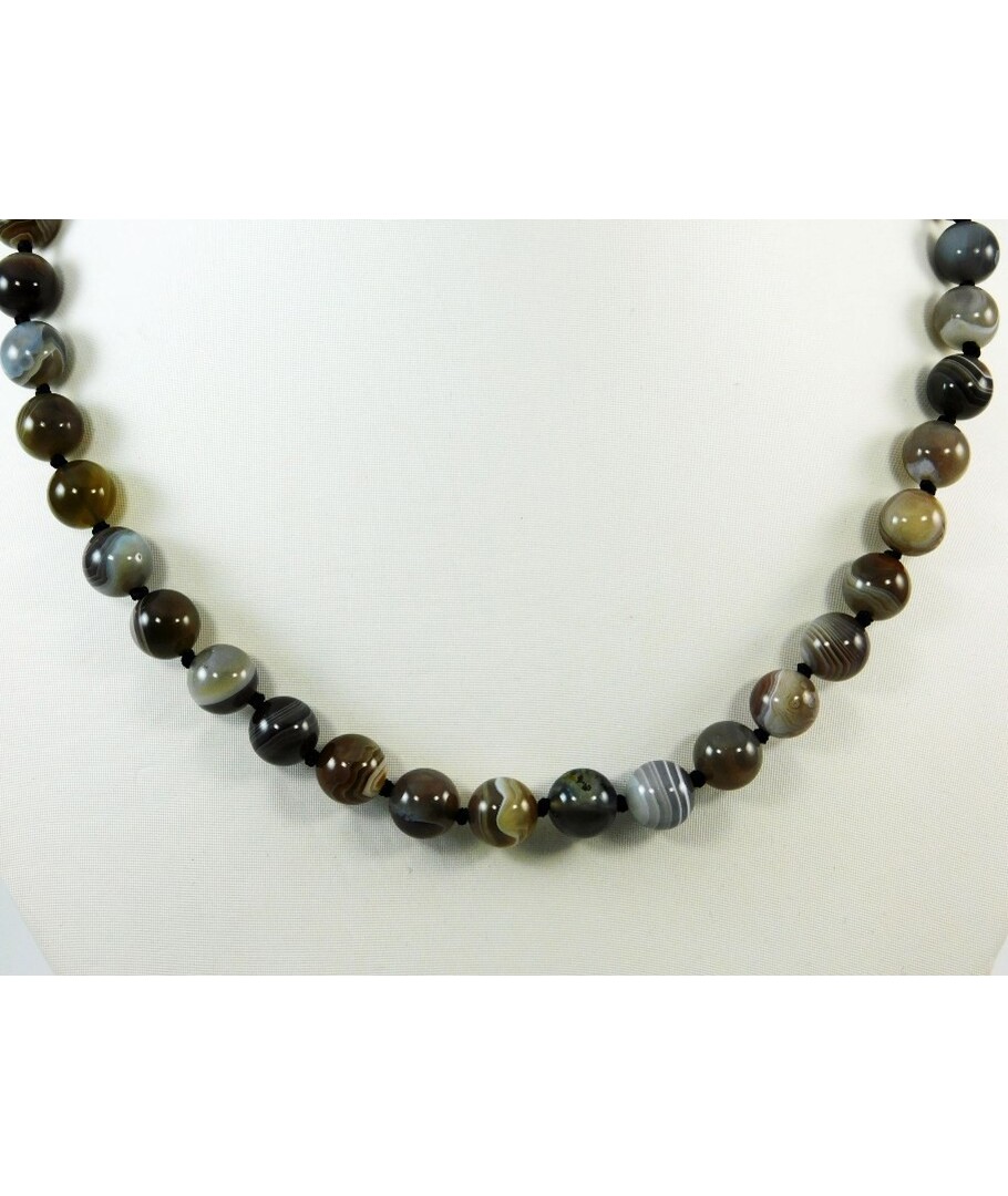 Agate necklace "Botswana"