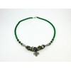 Exclusive necklace &quot;Korason&quot; Jasper, Chrysoprase