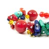 Exclusive bracelet &quot;Colors of the Carpathians&quot; Coral, lapis lazuli, malachite