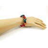 Exclusive bracelet &quot;Colors of the Carpathians&quot; Coral, lapis lazuli, malachite