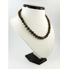 Necklace Tiger&#039;s eye ball 10 mm.  																	