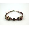 Exclusive bracelet &quot;Autumn asters&quot; Rhodonite