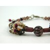 Exclusive bracelet &quot;Autumn asters&quot; Rhodonite