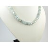 Aquamarine faceted necklace